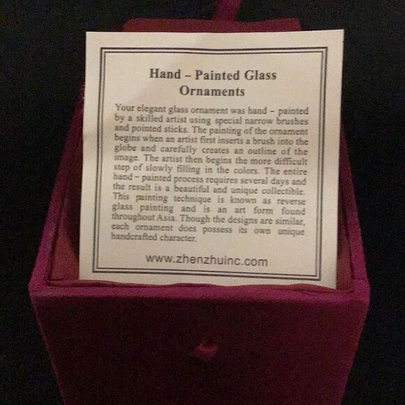 Ornament Vintage handpainted, Madora music ornament from ZHENZHUIC - Picture 4 of 6